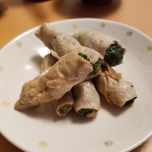 ししとうの豚肉大葉巻き